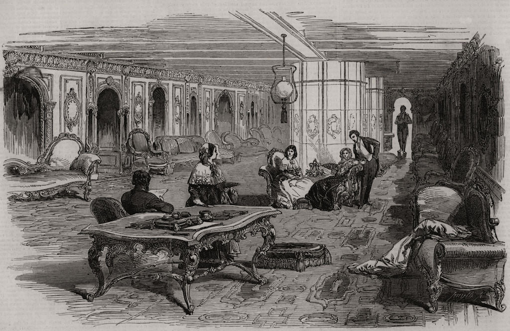 Grand saloon of the